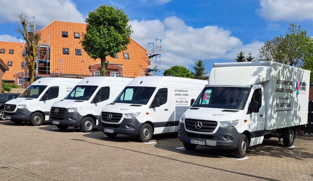 Fuhrpark Autovermietung mieten auto lkw norden janssen Norddeich